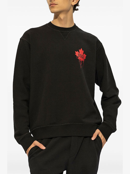 DSQUARED2| (S74GU0811 S25516 900) Dsquared2 Sweatshirt Black S74GU0811S25516-900 | Skroutz.mt