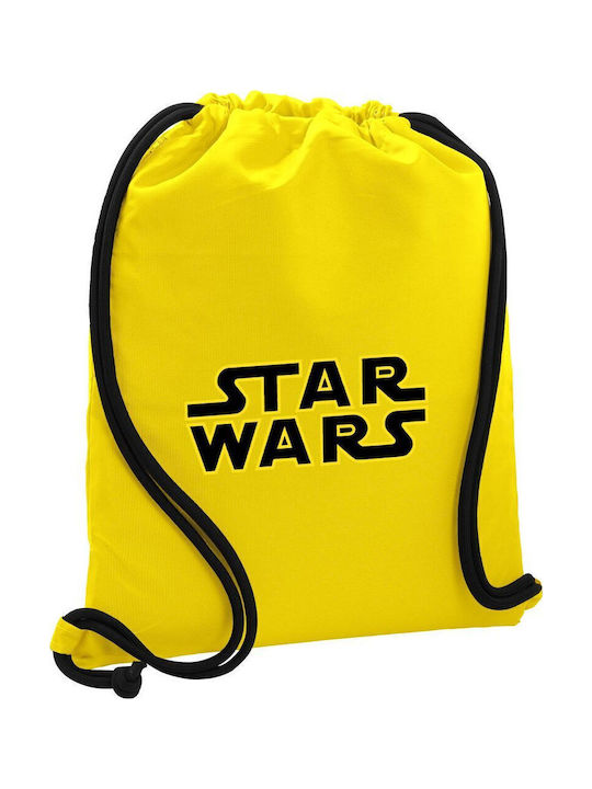 Koupakoupa Star Wars Παιδική Τσάντα Πουγκί Κίτρινη 48x40εκ. Koupakoupa Star Wars Παιδική Τσάντα Πουγκί Κίτρινη 48x40εκ.