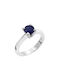 Single Stone from White Gold 18K