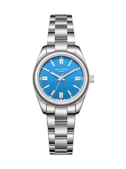 Lee Cooper Damen Uhr mit Silber Metallarmband