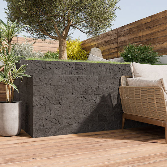 Bestile Placă Perete Interior Mat 25x12.5cm Anthracita