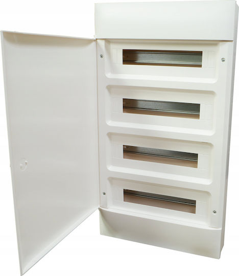 Legrand Practibox S Ηλεκτρολογικός Πίνακας Επιτοίχιος, 4 Σειρών, 18 Στοιχείων