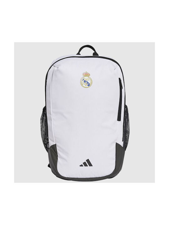 Adidas Real Madrid Home Ανδρικό Υφασμάτινο Σακίδιο Πλάτης Λευκό 26.5lt