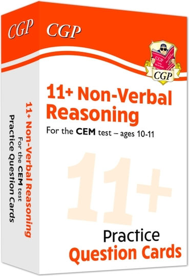 11+ Cem Non-verbale Denkübungsfragekarten für Kinder im Alter von 10-11 Jahren Koordinationsgruppe Veröffentlichungen Ltd Cgp Hardback