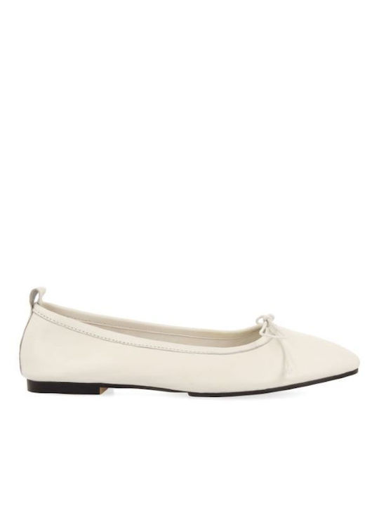 Gioseppo 65950 Damen Leder Ballerinas Off-Weiß