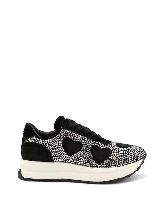 Moschino Damen Sneakers Schwarz