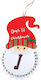 Christmas Figure Plastic 22x22cm