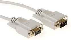 Cable Act Ak2309 Serial D-sub 9 Pin Male D-sub 9 Pin Female 10m White Bulk