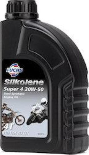 Fuchs Semi-synthetic Motorcycle Oil for Four-Stroke Engines 20W-50 1lt