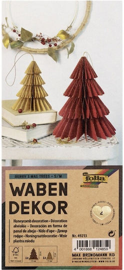 Set Christmas Tree Ornaments 2 Pieces