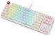 Keycaps Glorious Aura Pbt Doubleshot Mechanische Tastatur 105-Tasten Weiß US-Layout