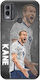 Euro 2024 Harry Kane Nokia C22 Schwarz Tpu Schwarzes Silikon