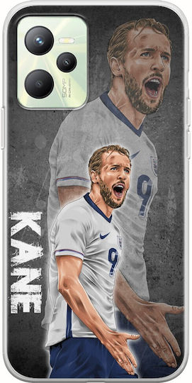 Euro 2024 Harry Kane Realme Narzo 50a Prime Husă Flexibilă Transparentă din Silicon TPU