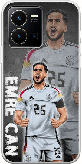 Euro 2024 Emre Can Vivo Y35 Carcasa flexibilă din silicon transparent TPU