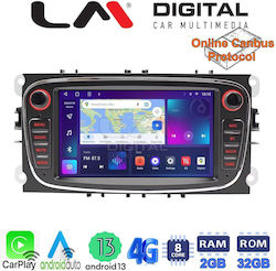 LM Digital Sistem Audio Auto pentru Ford Concentrare / Mondeo / Galaxie / S-Max (Bluetooth/USB/WiFi/GPS/Android-Auto)