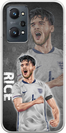 Euro 2024 Declan Rice Realme Gt 2 5g Carcasa flexibilă din silicon transparent Tpu