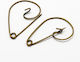 Metallic Jewelry Material in Shape Key 24x37cm. Set 5pcs