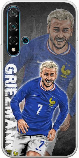 Euro 2024 Antoine Griezmann Huawei Nova 5t Flexible Tpu Transparent Silicone