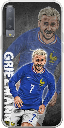 Euro 2024 Antoine Griezmann Samsung Galaxy A7 2018 Flexible Tpu Transparent Silicone