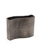 Artekko Vază Decorativă Metalic Zebra Gri 17.5x9.5x25cm 1buc
