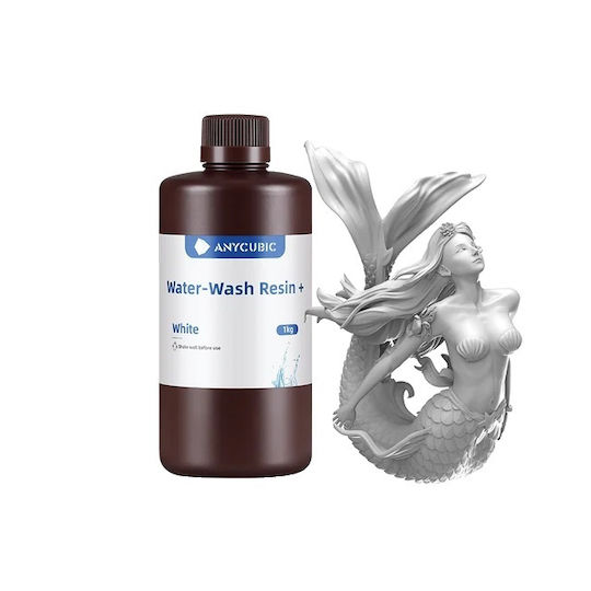 Water Wash Resin High Precision Low Odor 1kg White