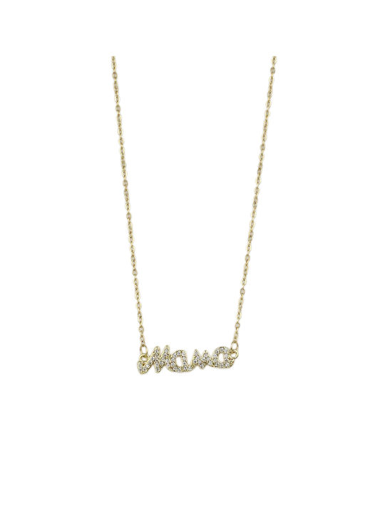 Mom Necklace Chain Dj-035 Gold