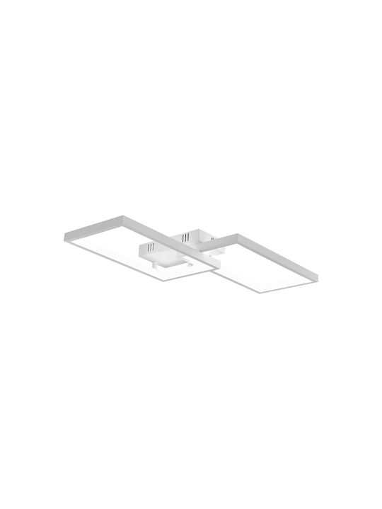 Braytron Πλαφονιέρα Οροφής Λευκή με Ενσωματωμένο LED
