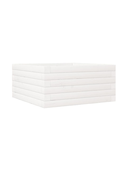 vidaXL Κήπου Planter Box 50x23cm White 847184