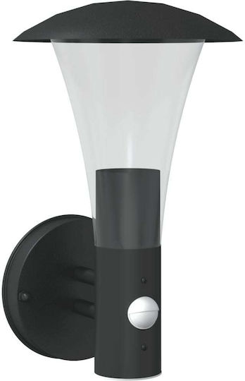 vidaXL Lumină de exterior montată pe perete E27 IP44 17.5x17.5x28εκ.