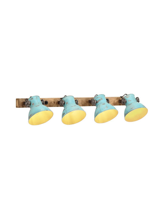 vidaXL Lamp Wall with Socket E27 Bronze 90x25cm