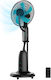 Cecotec EnergySilence 490 FreshEssence Misting Fan 90W 40cm Diameter With Remote Control Black