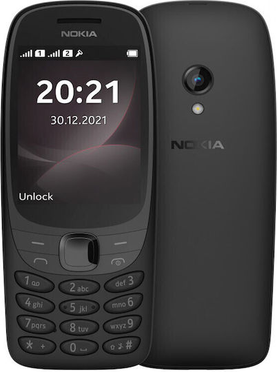 Nokia 6310 (2024) Dual SIM Κινητό με Κουμπιά (Αγγλικό Μενού) Μαύρο