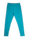 Joyce Leggings pentru Copii Lung Turquoise