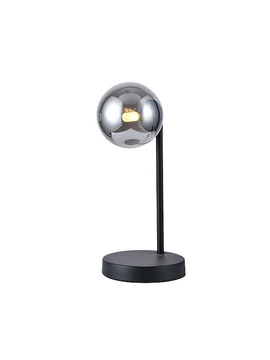 Tabletop Decorative Lamp with Socket for Bulb G9 Black