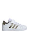 Grand Court 2.0 Kids Sneakers with Hoop & Loop Closure White