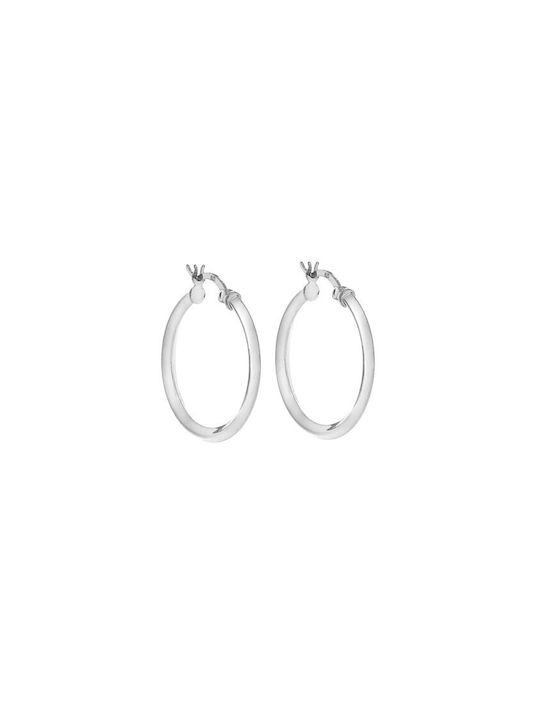 Senza Earrings Hoops made of Silver