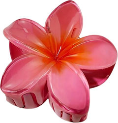 Hair Clip with Flower Coral 1pcs