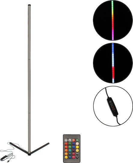 LED Stehleuchte H140xB29cm. mit RGBW Licht