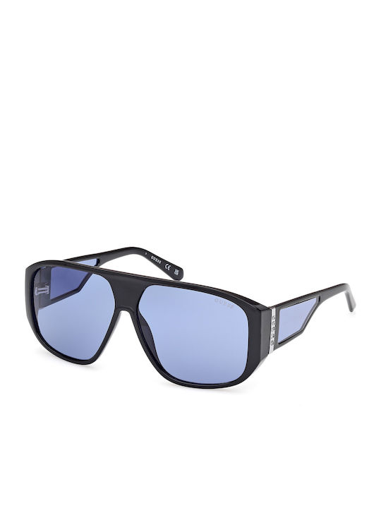 Guess Sunglasses Μαύρα with Acetate Frame & Blue Lens Guess Sunglasses Μαύρα with Acetate Frame & Blue Lens
