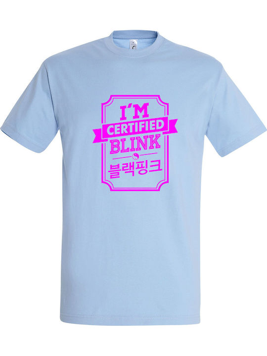 kirikoko Kids Top Light Blue Blackpink Certifie...