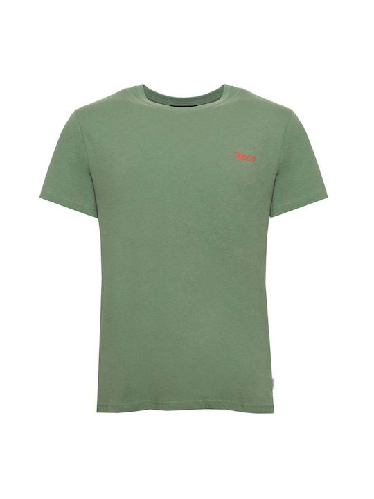MCS Ανδρικό T-shirt Κοντομάνικο Πράσινο