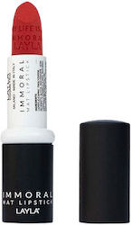 Layla Immoral Mat Lipstick No11 Carnal Red