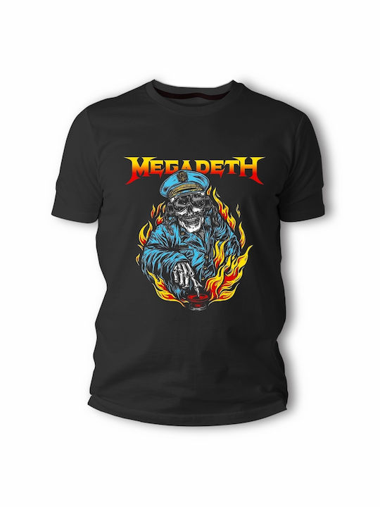 Megadeth Μπλουζάκι T-shirt Μαύρο Ts70098