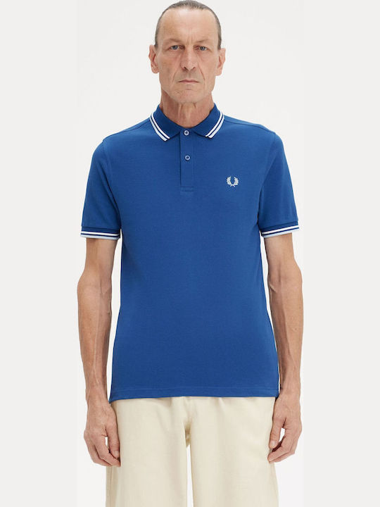 Fred Perry Polo Μπλούζα Κοντομάνικη Λευκή