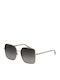 Liu Jo Women's Sunglasses with Rose Gold Metal Frame and Gray Gradient Lens