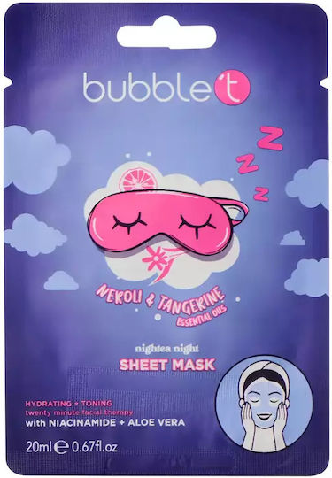 Bubble T Face Mask Neroli & Tangerine Aloe Vera & Niacinamide 20ml