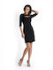 Ivon Mini Φόρεμα Μαύρο