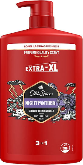Old Spice Nightpanther Shower Gel for Men & Chocolate Scent 1000ml