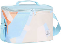 Estia Insulated Bag Shoulderbag Save the Aegean 5 liters Summer Daze L22 x W15 x H16cm. Light Blue