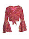 Ble Resort Collection pentru Femei Bluză Fuchsia/red